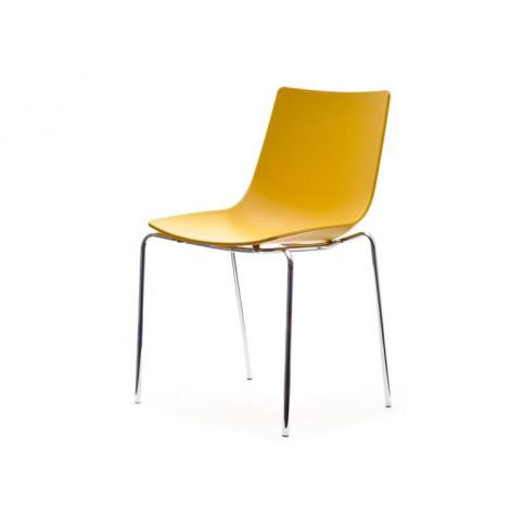 design4life Židle BEIRA žlutá - Design4life