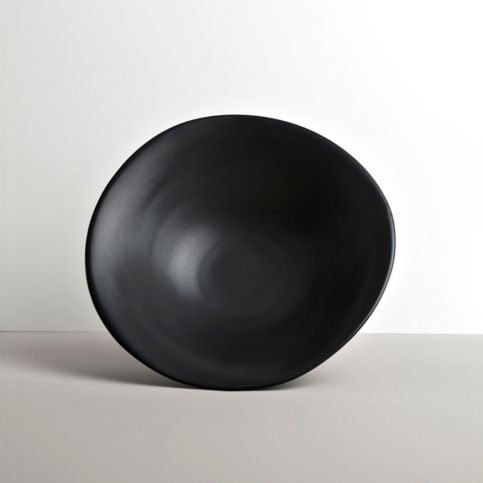 Černý keramický hluboký talíř Made In Japan Modern, ⌀ 24 cm - Bonami.cz