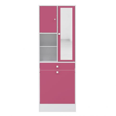 Růžová koupelnová skříňka Symbiosis André, šířka 62,6 cm - Bonami.cz
