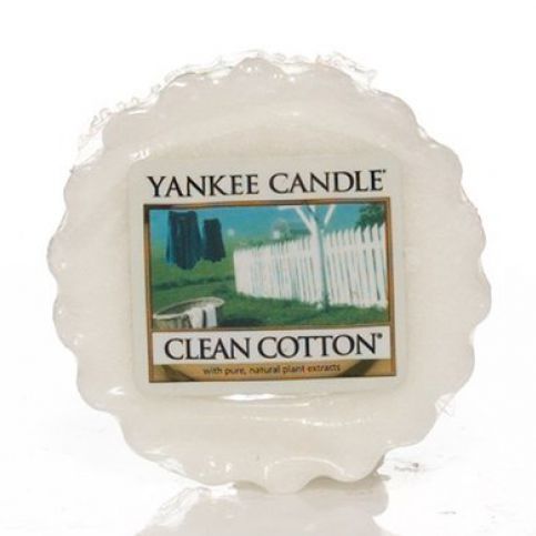 Yankee Candle vonný vosk do aromalampy Clean Cotton - Different.cz