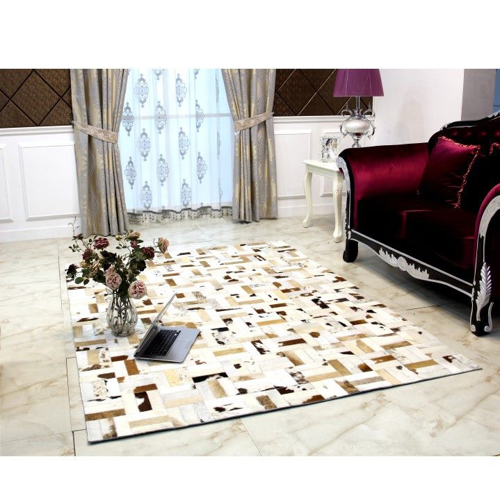 Tempo Kondela Luxusní koberec KOŽA typ1 120x180 - typ patchworku - ATAN Nábytek
