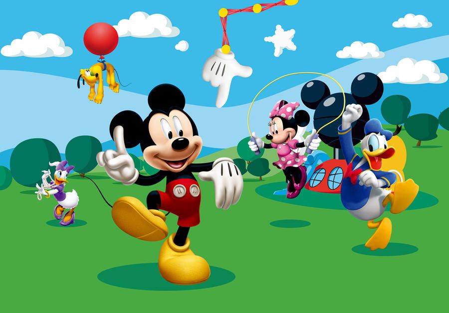 AG Design AG Design - Mickey Mouse Disney - papírová fototapeta - GLIX DECO s.r.o.