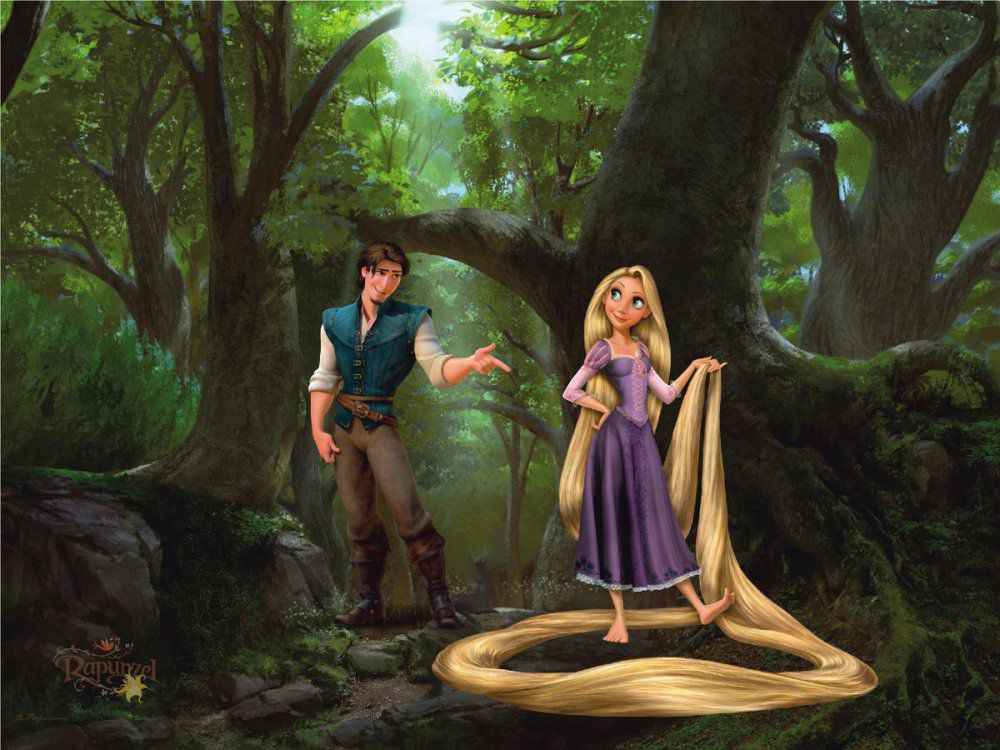 AG Design Rapunzel Disney - papírová fototapeta - GLIX DECO s.r.o.