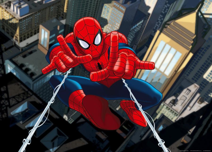 AG Design Spider-Man Marvel - papírová fototapeta - GLIX DECO s.r.o.