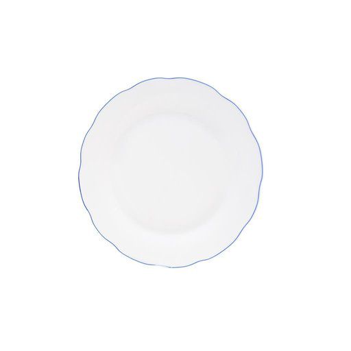 Sada 6 bílých porcelánových dezertních talířů Orion Blue Line, ⌀ 18 cm - Bonami.cz