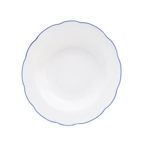 Bílý porcelánový hluboký talíř Orion Blue Line, ⌀ 21 cm - Bonami.cz