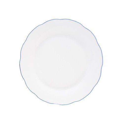 Bílý porcelánový mělký talíř Orion Blue Line, ⌀ 26,5 cm - Bonami.cz