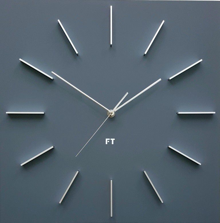 Future Time FT1010GY Square grey Designové  - alza.cz