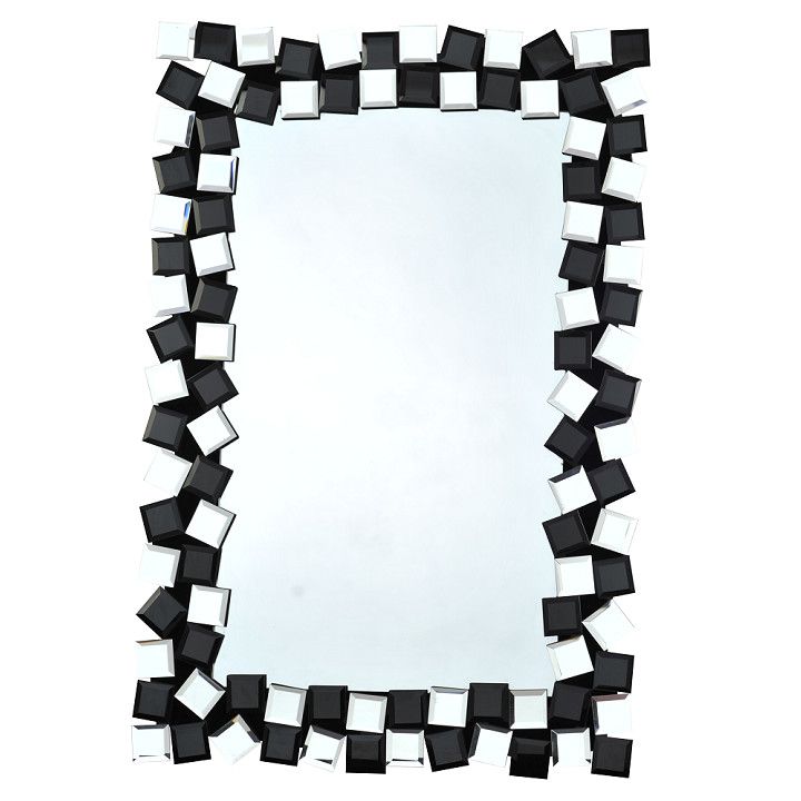 Tempo Kondela Zrcadlo ELISON TYP 8 - černá / bílá - ATAN Nábytek