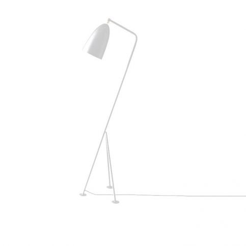 Tempo Kondela Stojací lampa Cinda Typ 24 - bílý kov - ATAN Nábytek