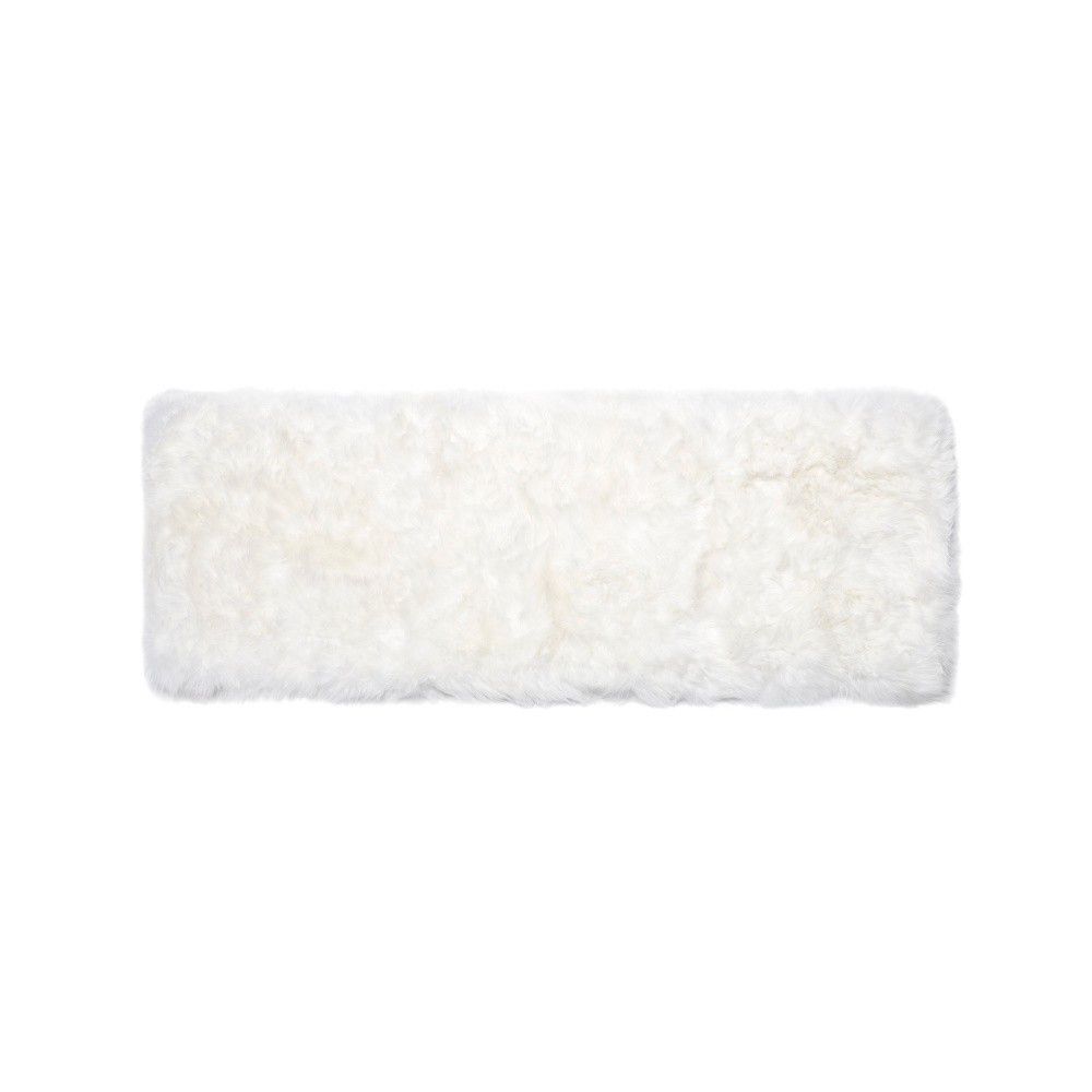 Bílý koberec z ovčí vlny Royal Dream Zealand Long, 70 x 190 cm - Bonami.cz