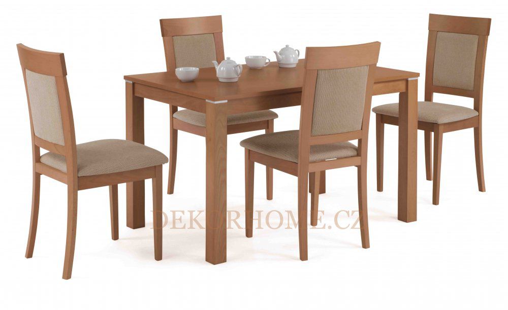 Jídelní stůl BT-4684 + 4 jídelní židle BC-3960 Autronic - DEKORHOME.CZ