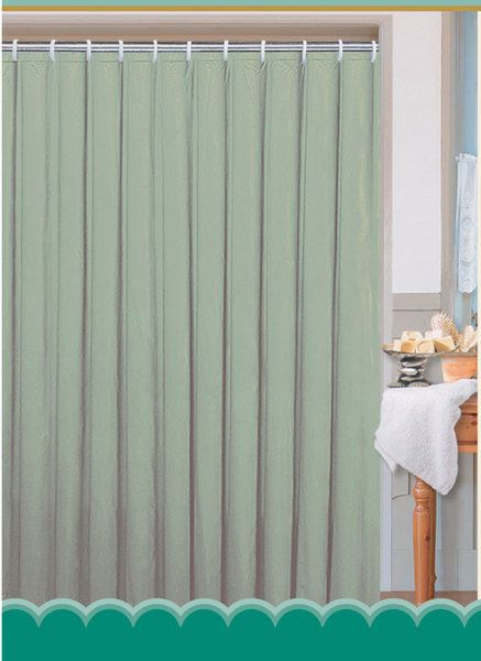 Aqualine Závěs 180x180cm, 100% polyester, jednobarevný zelený 0201103 Z - Favi.cz