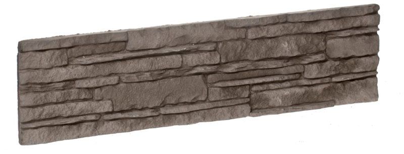 Obklad Incana Link Stone grafite 10x37,5 cm reliéfní LISTONEGF - Favi.cz