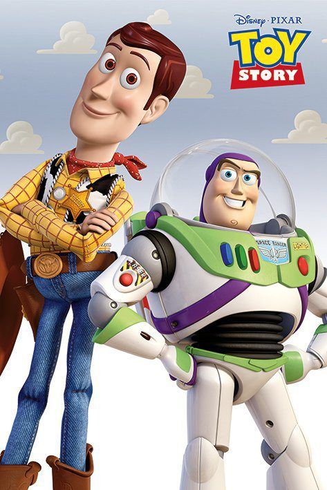 Plakát Disney|Toy Story|Příběh hraček: Woody & Buzz (61 x 91,5 cm) - Favi.cz