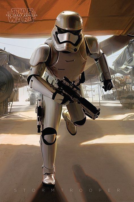Plakát, Obraz - Star Wars VII: Síla se probouzí - Stormtrooper Running, (61 x 91,5 cm) - Favi.cz