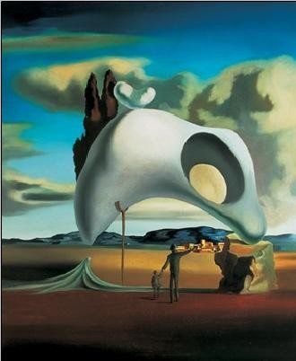 Obraz, Reprodukce - Atavistická stopa po dešti, 1934, Salvador Dalí, (24 x 30 cm) - Favi.cz