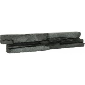Kamenný obklad Vaspo Kámen považan černá 6,7x37,5 cm V53201