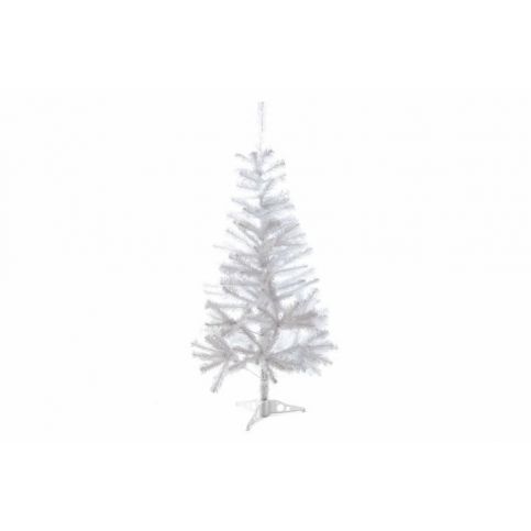 D32993 Umělý vánoční strom s třpytivým efektem - 120 cm, bílý - Favi.cz