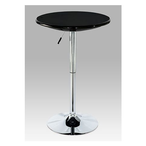 Barový stůl, černá / chrom AUB-5010 BK Autronic - Favi.cz