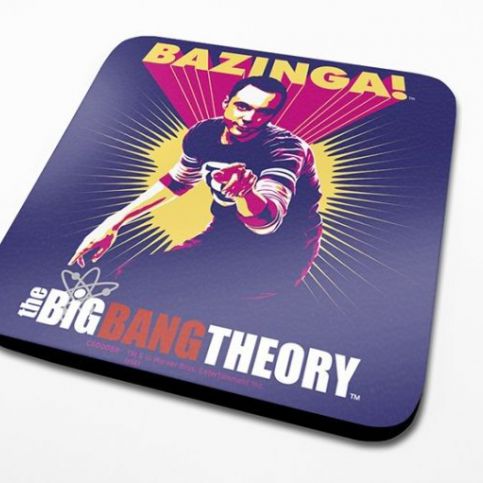 Podtácek The Big Bang Theory (Teorie velkého třesku) - Bazinga Purple - Favi.cz