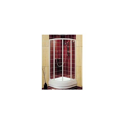 Sprchový kout Kolo Rekord čtvrtkruh 80 cm, čiré sklo, bílý profil RKPG80222000 - Siko - koupelny - kuchyně