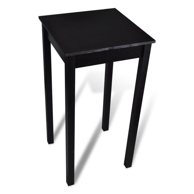 Černý barový stůl MDF 55 x 55 x 107 cm - Favi.cz