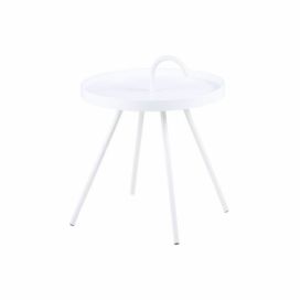 Odkládací stolek Mikky 51 cm, bílá SCHDN0000057626S SCANDI+