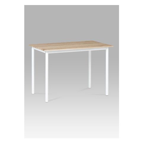 Jídelní stůl 110x70 cm, dub san remo / bílý lak GDT-222 SRE Autronic - Favi.cz