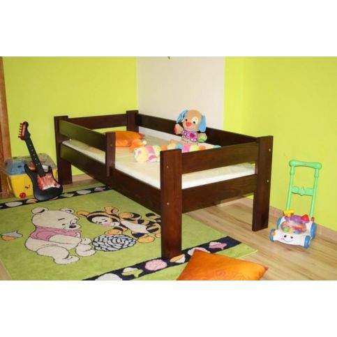 Dětská postel MAUS + rošt ZDARMA, 70x160cm, přírodní-lak - Favi.cz