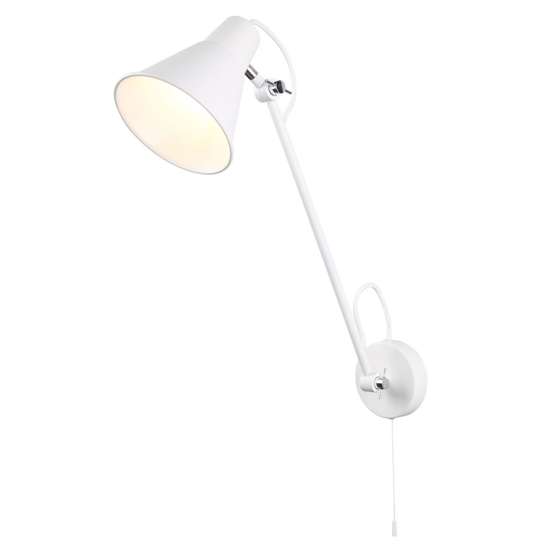 Nástěnná lampa s jedním ramenem LIGHT ADJUSTABLE - 6302WH - Searchlight - Osvětlení.com