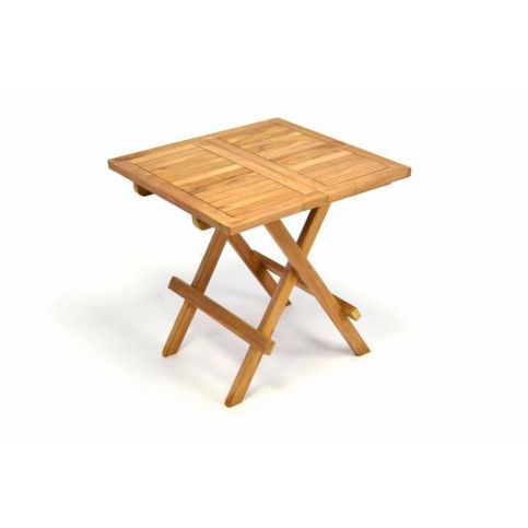 Divero 34944 Zahradní dřevěný skládací stolek výška 50 cm - Favi.cz
