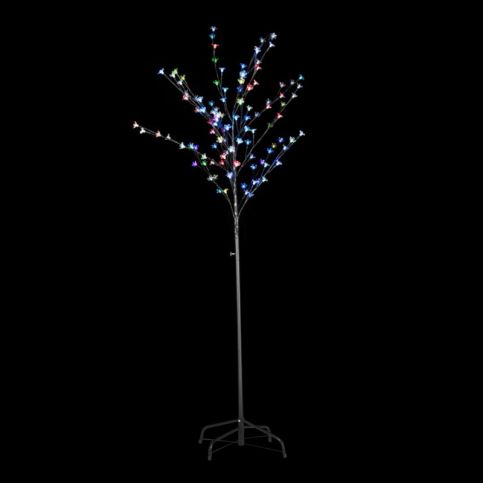 LED kvetoucí strom, vícebarevný s blikajícími světly, 180 cm - Favi.cz
