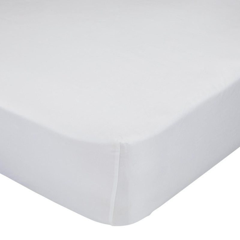 Bílé elastické prostěradlo z čisté bavlny, 120 x 60 cm - Favi.cz