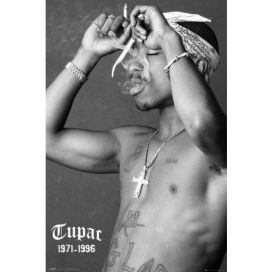 Plakát, Obraz - Tupac - Smoke, (61 x 91.5 cm)