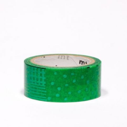 Zelená washi páska MT Masking Tape Script Green - Bonami.cz
