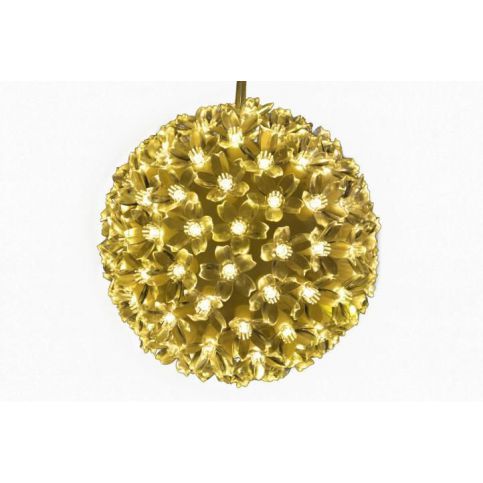 Nexos 5973 Vánoční dekorace - LED světelná koule - teple bílá - Favi.cz