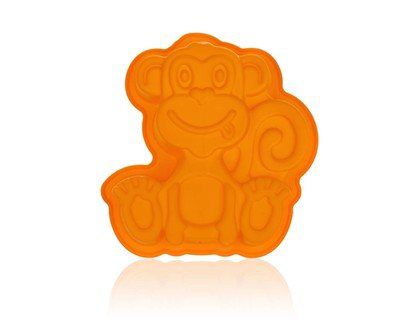 BANQUET Silikonová forma opička 19,5x19,5x4,7cm Culinarie orange - Favi.cz