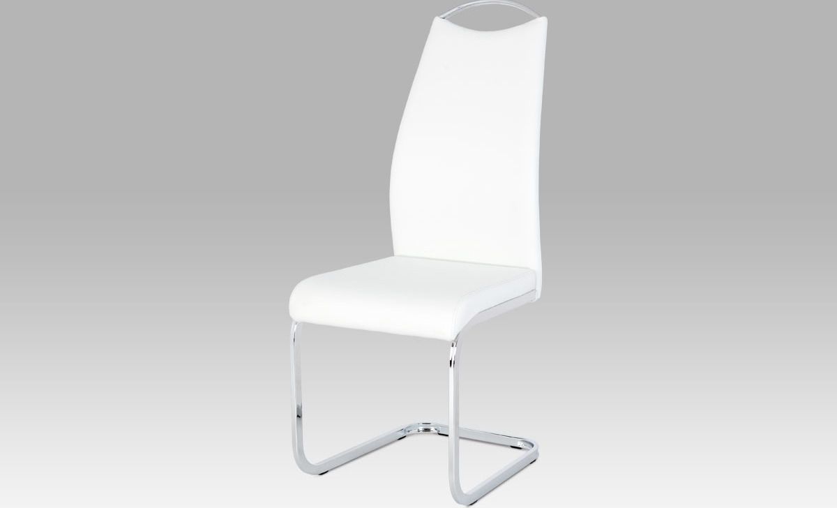 Autronic Jídelní židle HC-981, grey WT - bílá - ATAN Nábytek