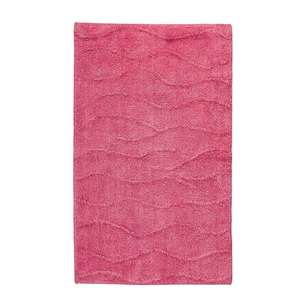 Sytě růžová bavlněná předložka Irya Home Collection, 50 x 80 cm - Bonami.cz