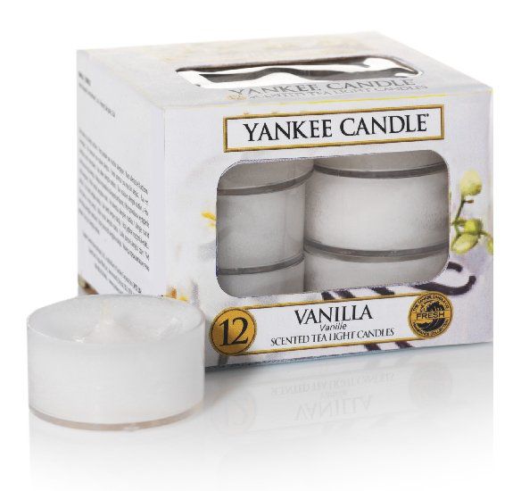 Yankee Candle vonné čajové svíčky Vanilla  - Different.cz
