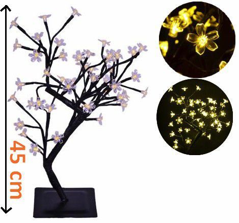 Nexos 5978 Dekorativní LED osvětlení - strom s kvítky, teple bílé - Favi.cz