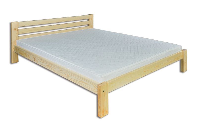 LK105-120 dřevěná postel masiv dvoulůžko 120x200 cm Drewmax (Kvalitní nábytek z borovicového masivu) - Favi.cz