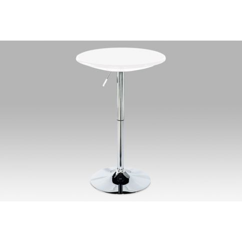 Smartshop Barový stůl, bílá / chrom, AUB-5010 WT - Favi.cz