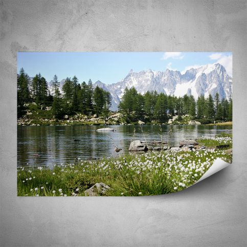 Plakát - Alpská řeka (60x40 cm) - PopyDesign - Popydesign