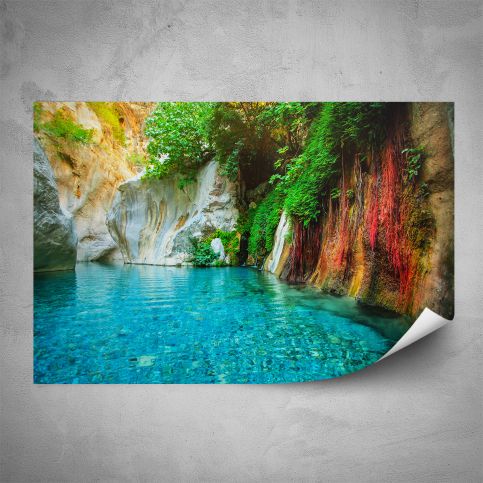 Plakát - Azurový záliv (60x40 cm) - PopyDesign - Popydesign