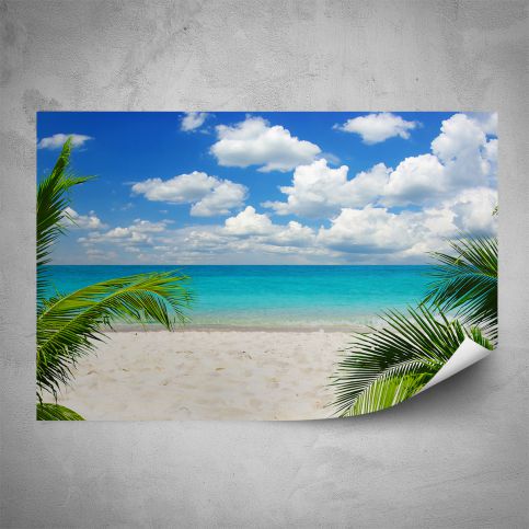 Plakát - Bílá pláž 2 (60x40 cm) - PopyDesign - Popydesign