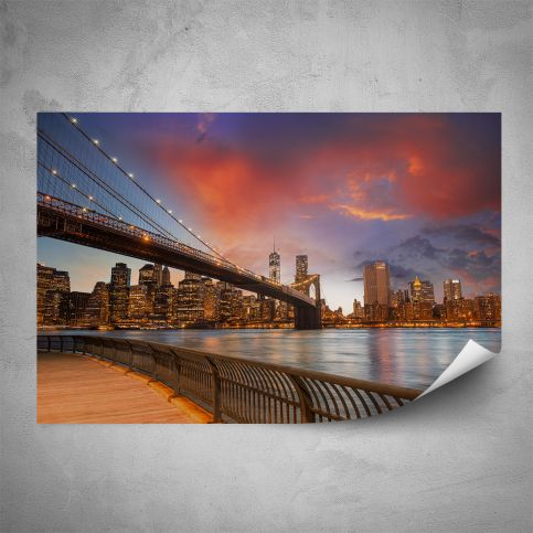 Plakát - Brooklynský most (60x40 cm) - PopyDesign - Popydesign