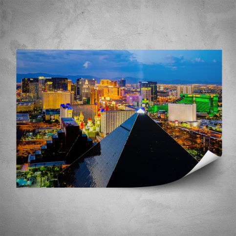 Plakát - Černá pyramida ve Vegas (60x40 cm) - PopyDesign - Popydesign