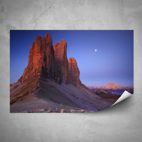 Plakát - Červená hora (60x40 cm) - PopyDesign - Popydesign